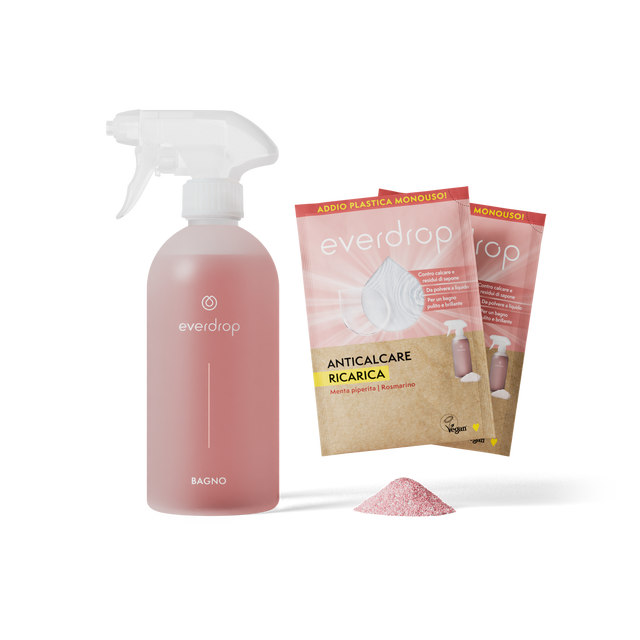 Detergente forte in polvere - bagno - starter kit