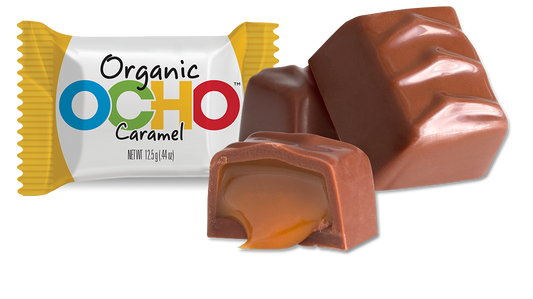 Organic Chocolate Plant-Based Caramel Minis Pouch – OCHO Organic