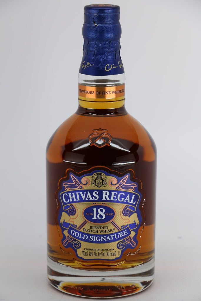Chivas Regal 18 Year Blended Scotch Whiskey 1.0L – PJ Wine, Inc.