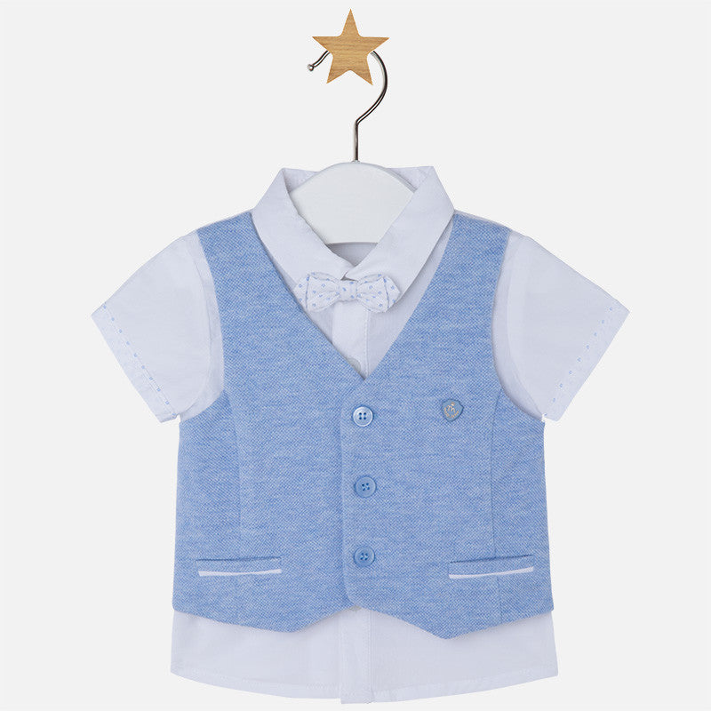 baby boy shirt vest