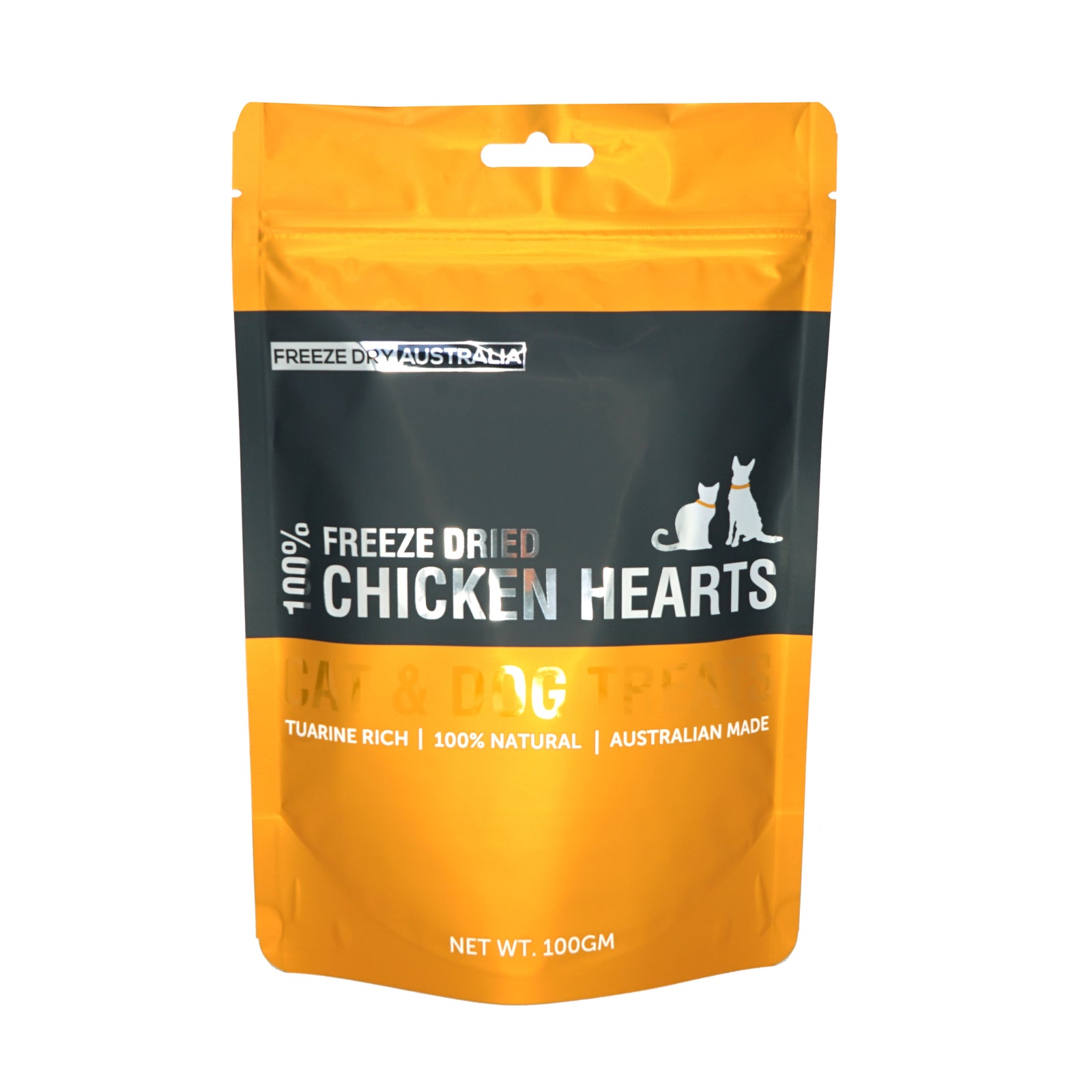 Freeze Dry Australia Chicken Hearts 100g