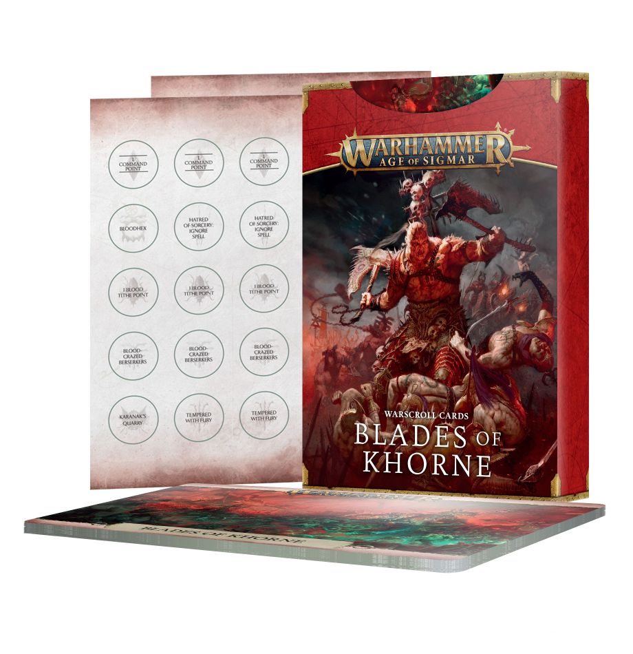 Warscroll Cards: Blades of Khorne — EireHobbies