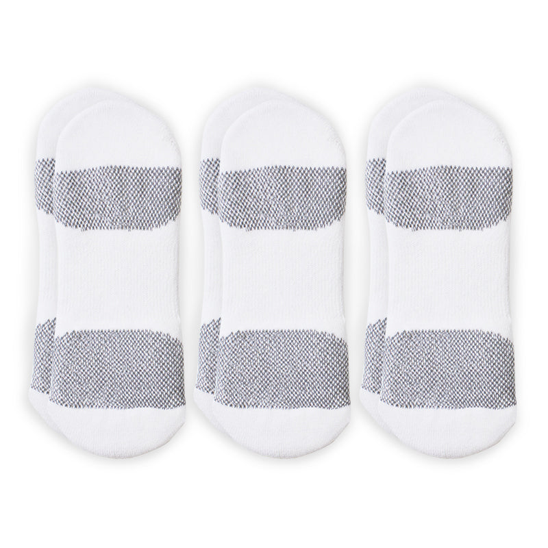 3-PACK Calcetines cortos de hombre multiusos color blanco