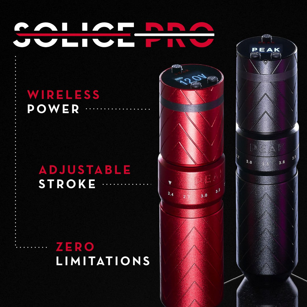 Peak Solice Pro Adjustable Stroke Wireless Pen Tattoo Machine