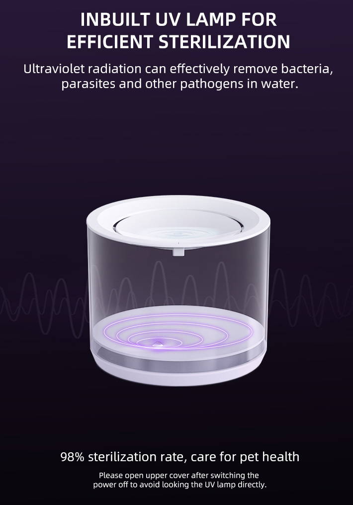 Petree UV Lamp Version Water Fountain