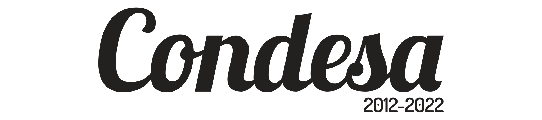 Condesa 10 Years Banner Logo