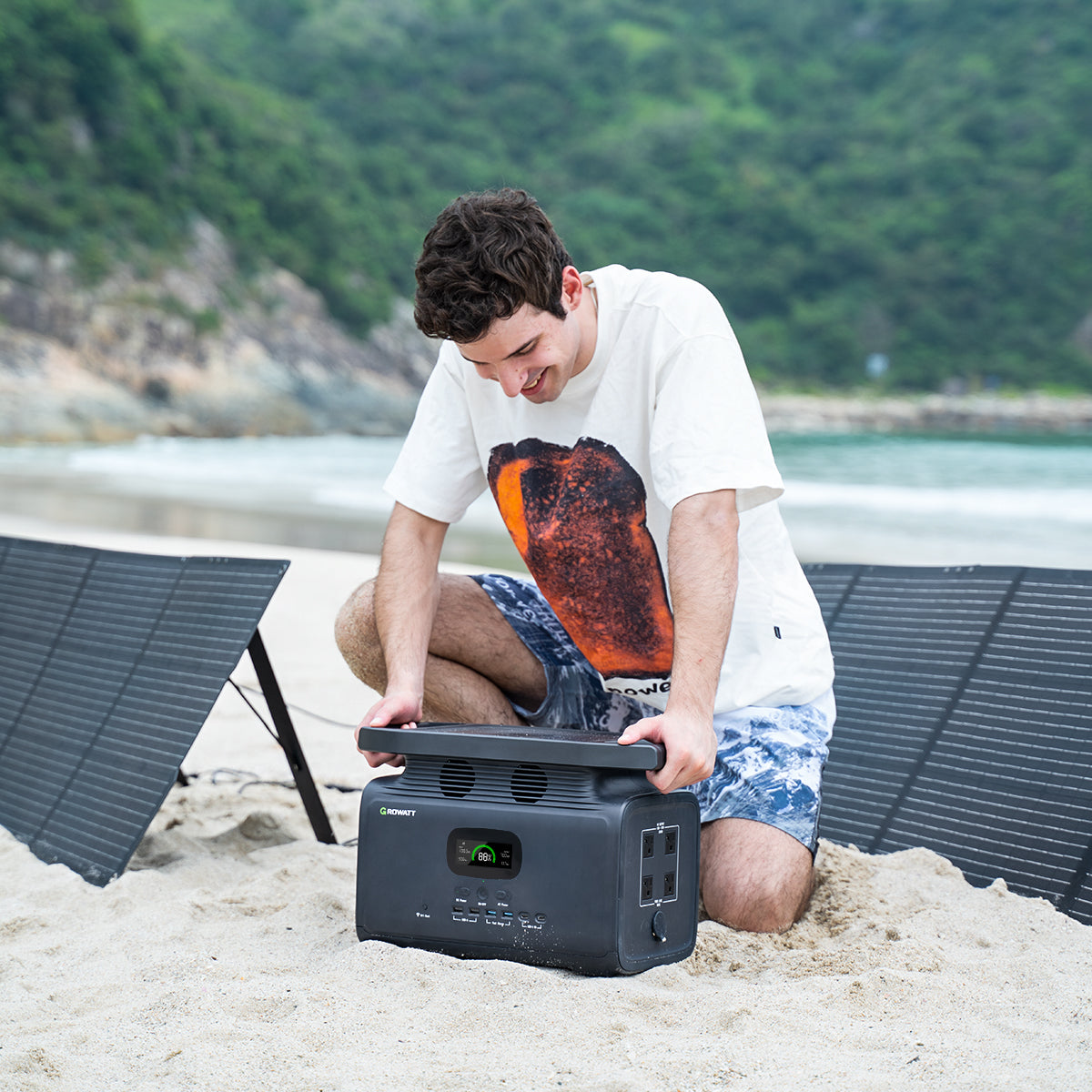 solar battery backup for home