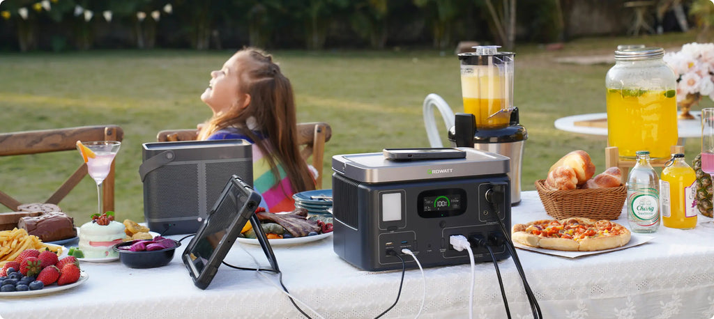VITA 550 solar powered generator for camping