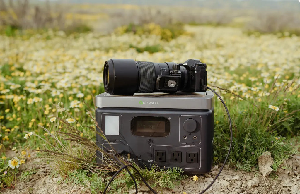 Kamera mit VITA 550 in Outdoor aufladen