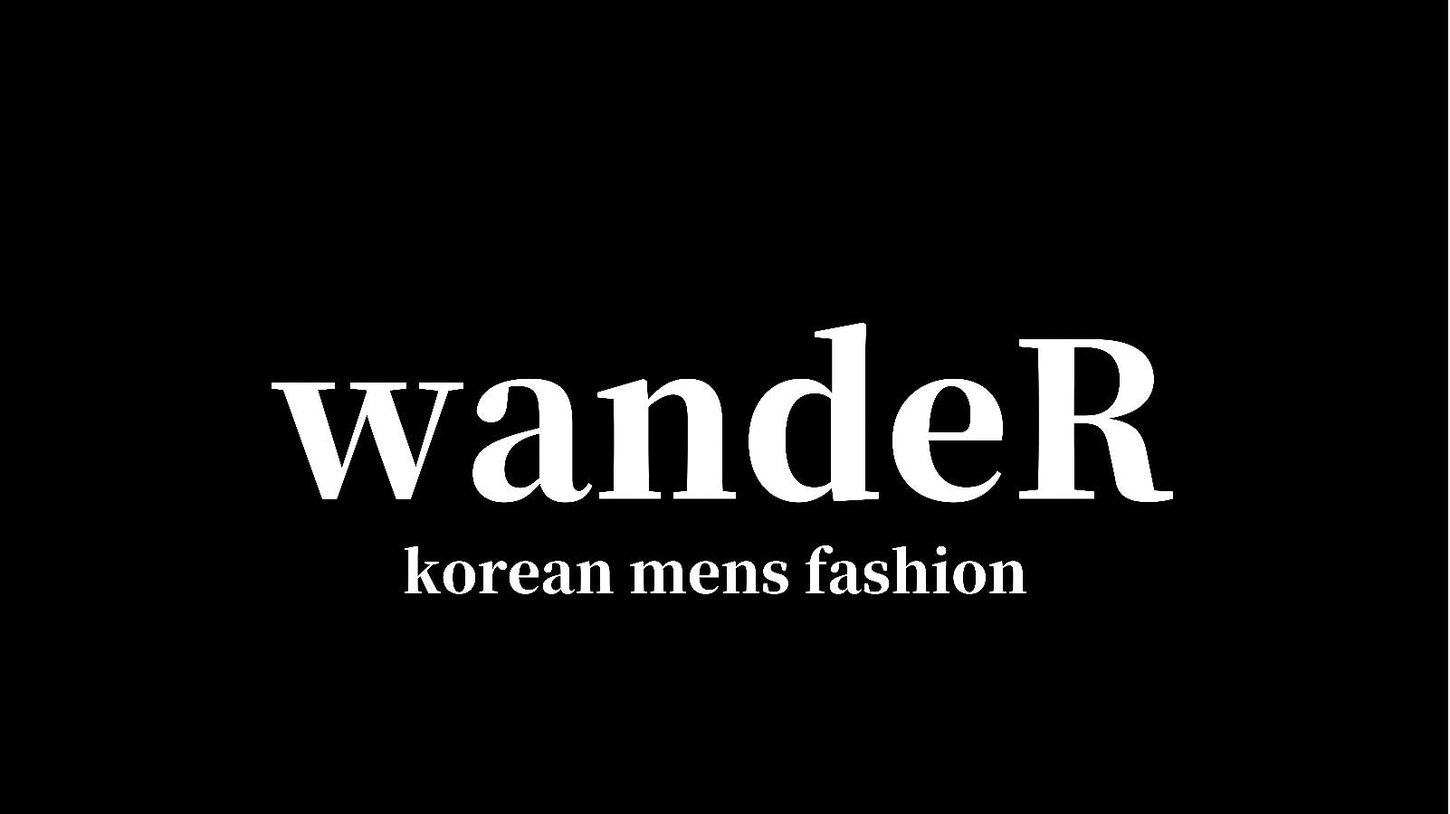 wandeR 韓国メンズファッション