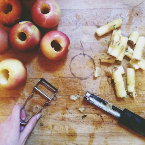 cook apple pie, apple pie recipe, cooking with knives