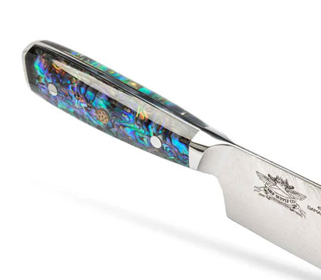 full tang resin cooking knife handle