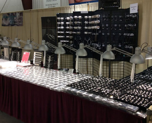 SilviaFindings display booth at the Bancroft - July 30-August 2, 2015