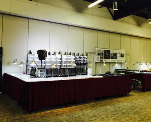 SilviaFindings display booth at the Edmonton Gem and Mineral Show - May 6-May 8, 2016