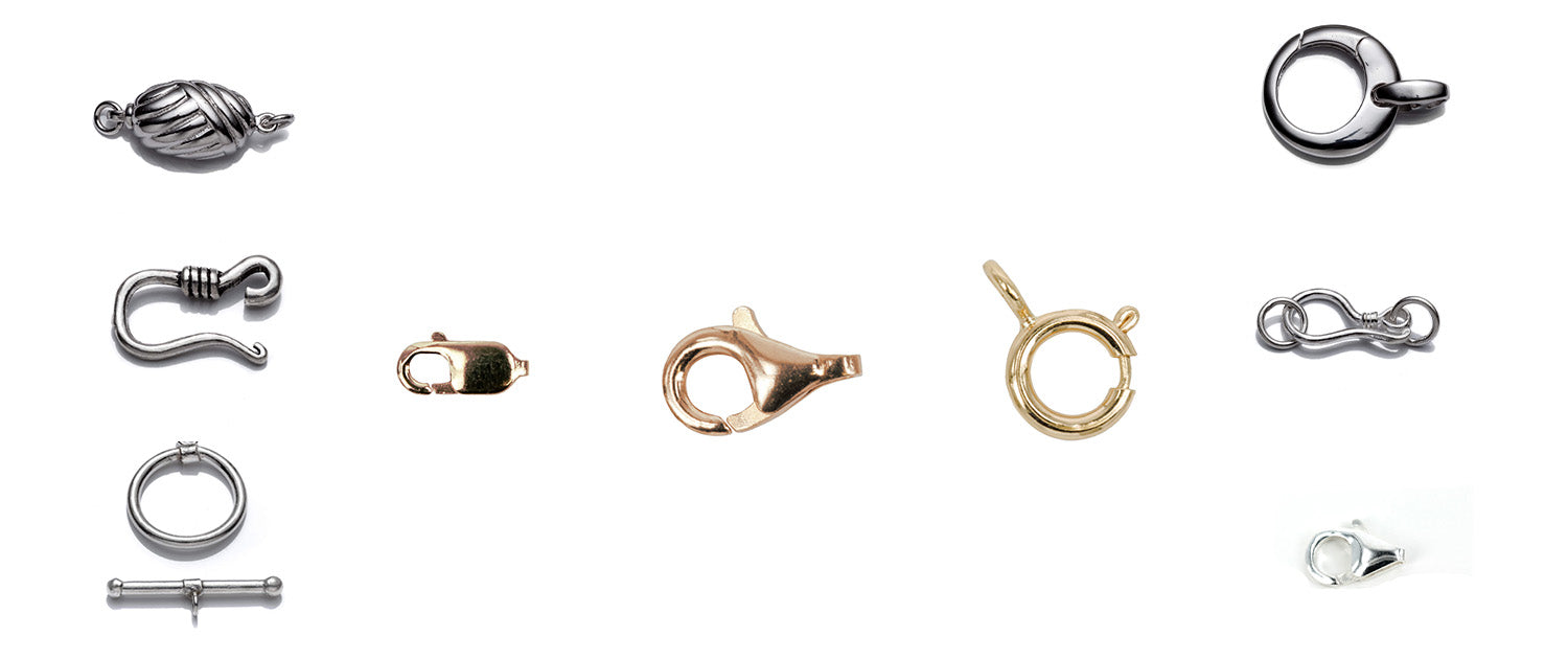Gold and Sterling Silver Clasps