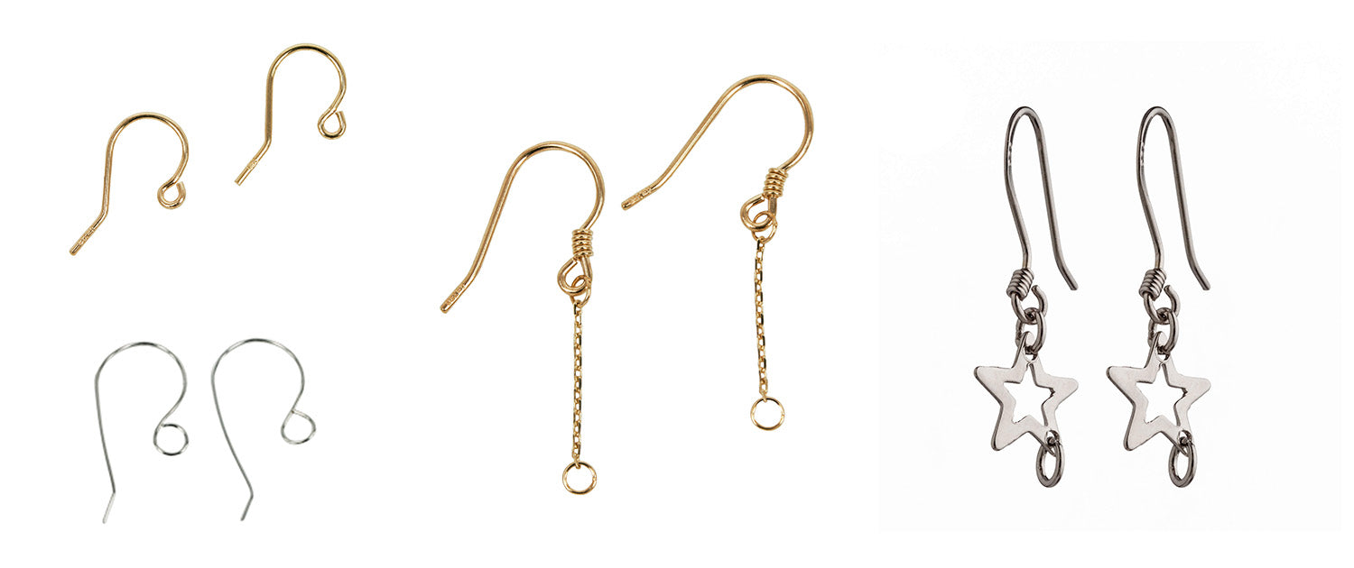 Gold and Sterling Silver Ear Wires