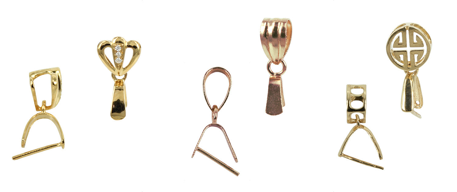 Gold Jewellery Pinch Bails