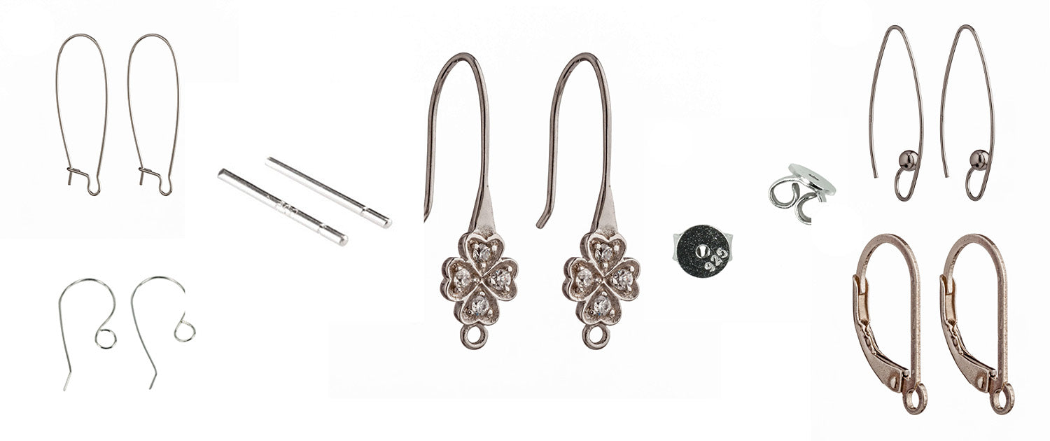 Sterling Silver Earrings Findings