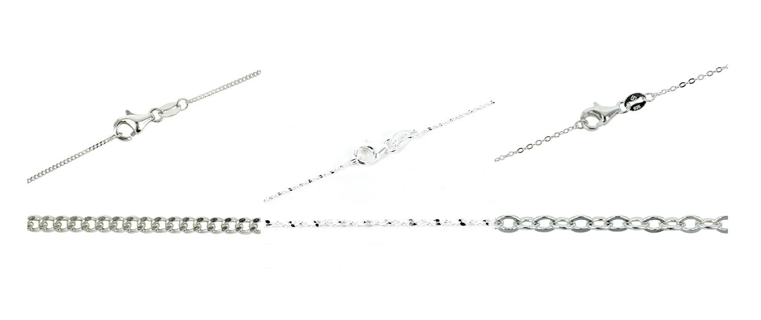 Sterling Silver Finished Jewelry Chains