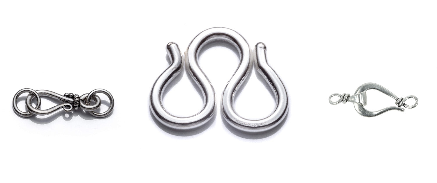 Sterling Silver Fish Hook Clasps