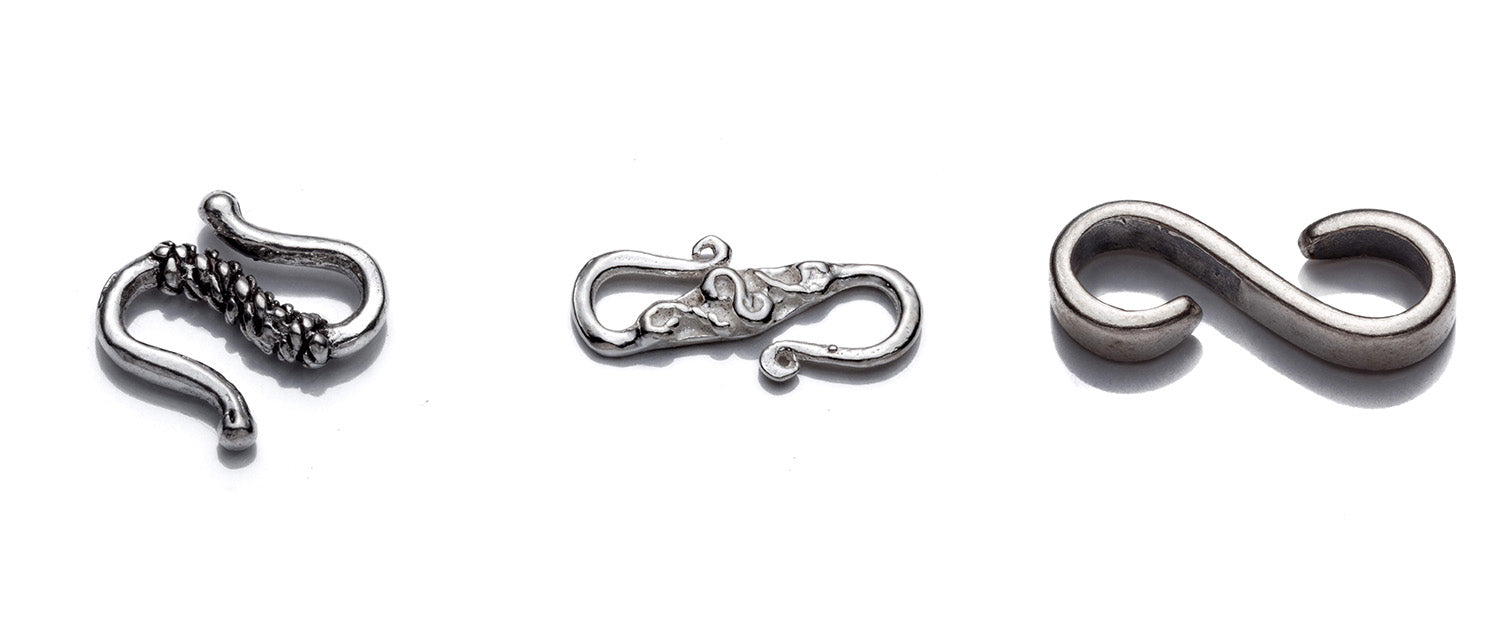 Sterling Silver S-Hook Clasps