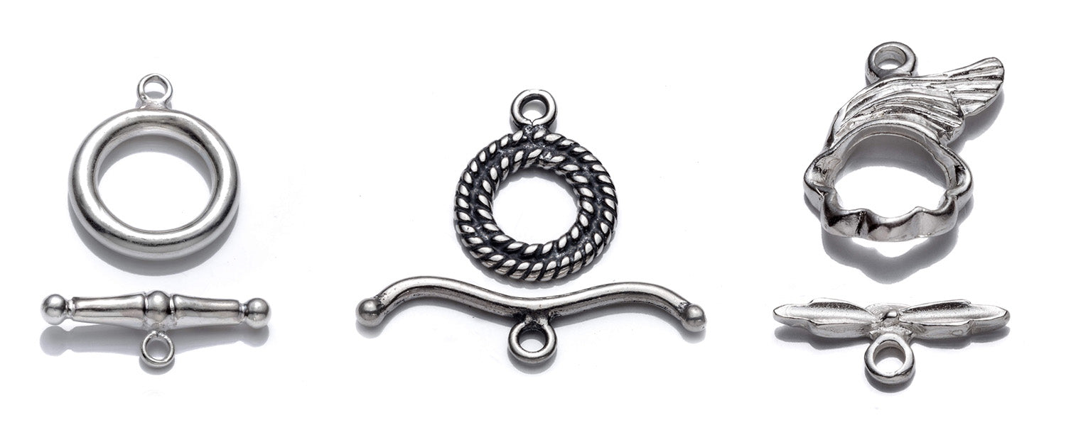 Sterling Silver Toggle Clasps