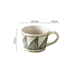 Hand-painted Ceramic Coffee Cup