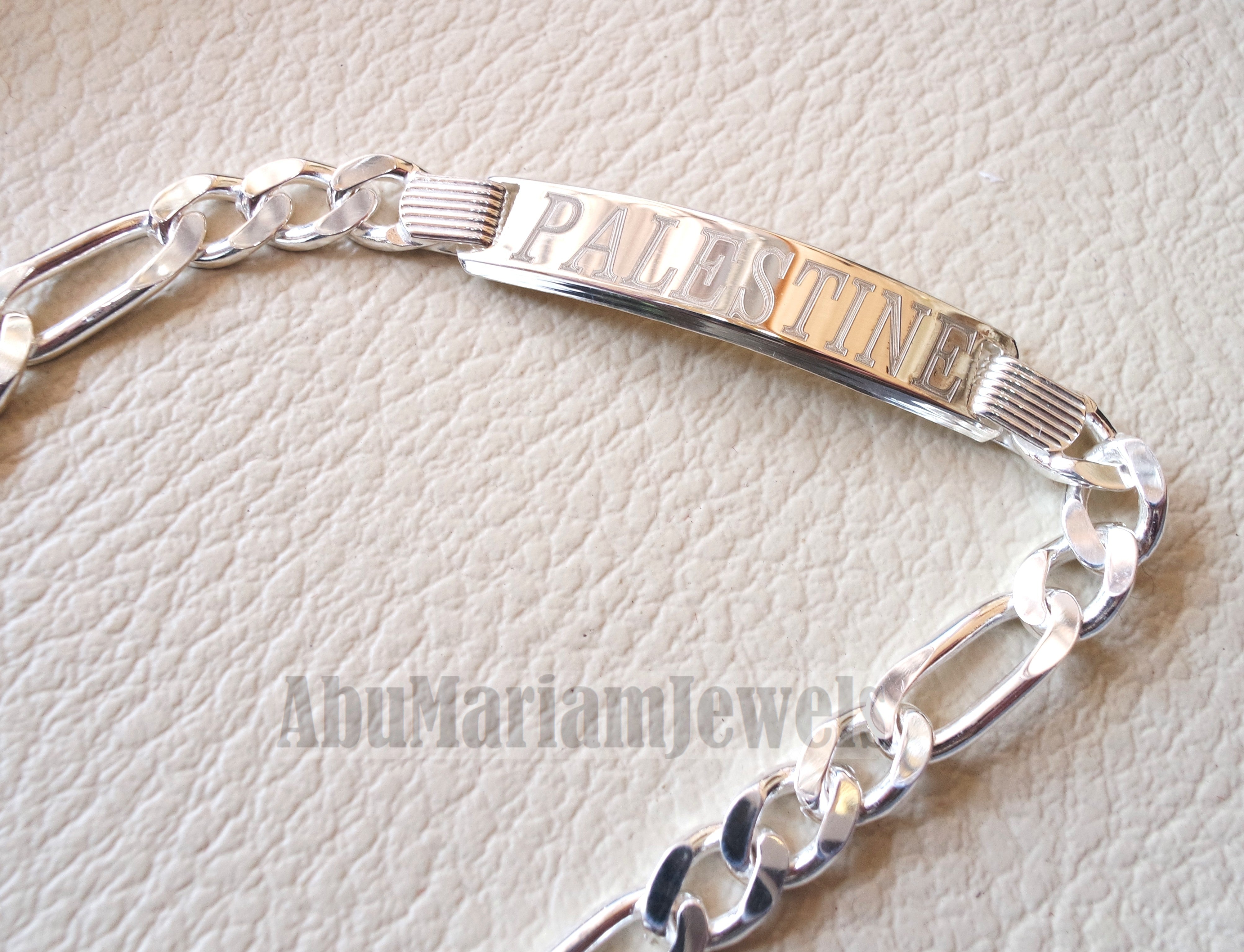 personalized silver bracelets