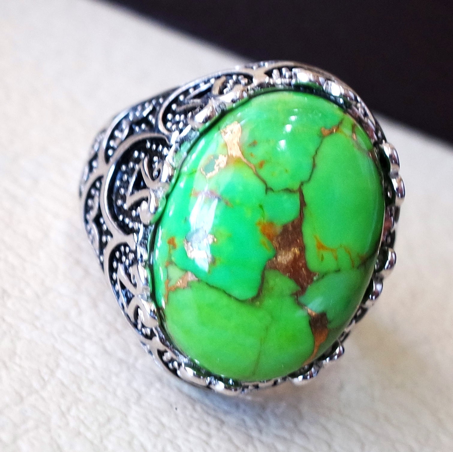 green copper turquoise natural stone 
