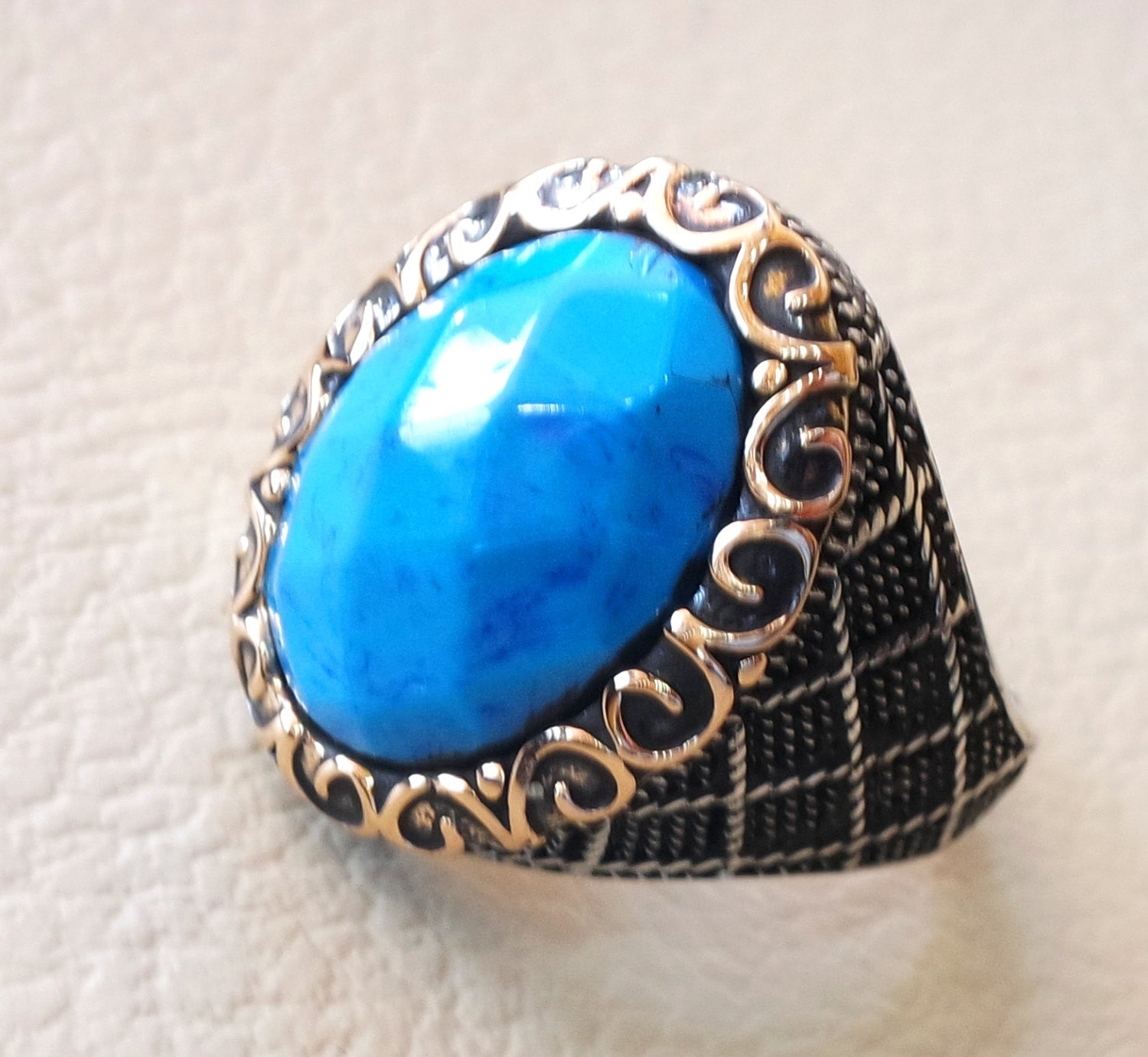 synthetic turquoise jewelry