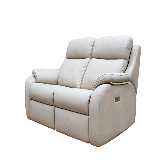 G Plan Kingsbury 2 Seater Leather Recliner Sofa | Hunters Furniture