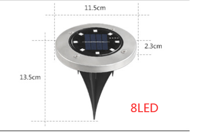 Depot Deluxe™ Solar Garden Disk Light