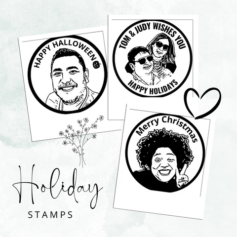 Personalized Face Stamp | Custom Stamp | Gift For Him | Gift for Her