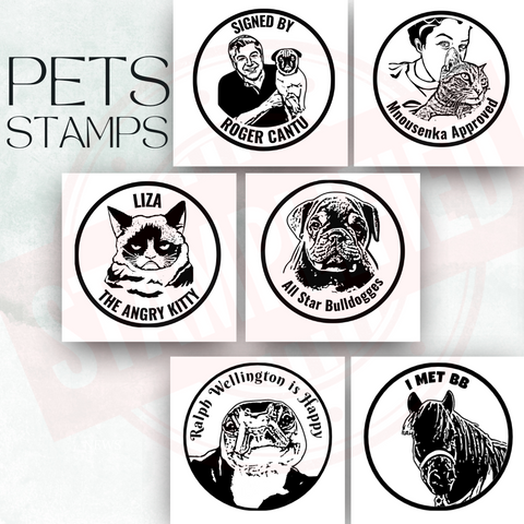 Custom Portrait Stamps, Face Stamp, Personalized Stamps, Personalized Gift, Best Gift, Pet Stamp