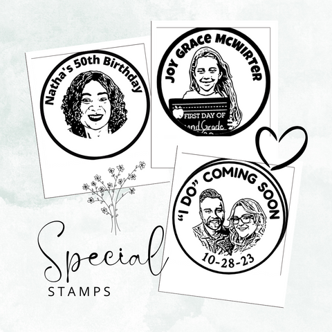 Personalized Face Stamp | Custom Stamp | Gift For Him | Gift for Her