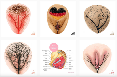 The vulva gallery par Hilde sur instagram