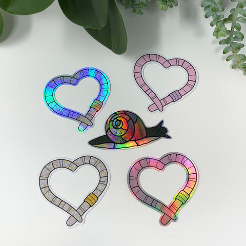 White Heart with Glitter Enamel Pins - Dream Maker Pins