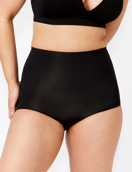 Ambra Smooth Hold Thigh Shaper Shorts; Style: AMSHSHTS - Black