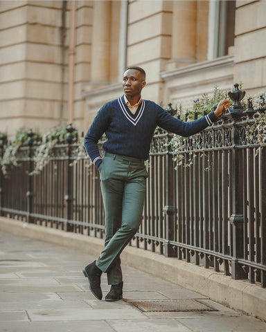 How To Wear A V Neck Sweater   Men's Style – Alan Paine Europe