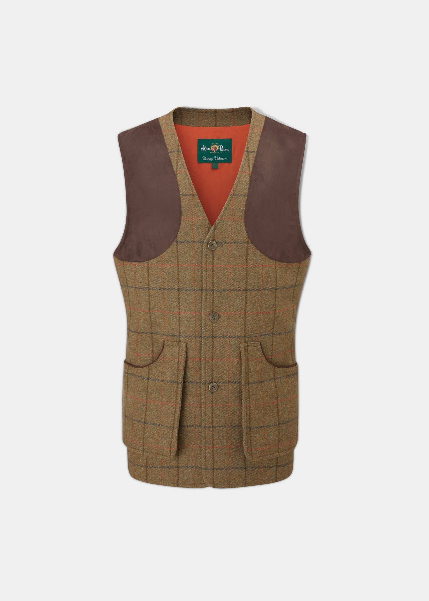 Combrook Men s Shooting Waistcoat in Sage Alan Paine Sweden