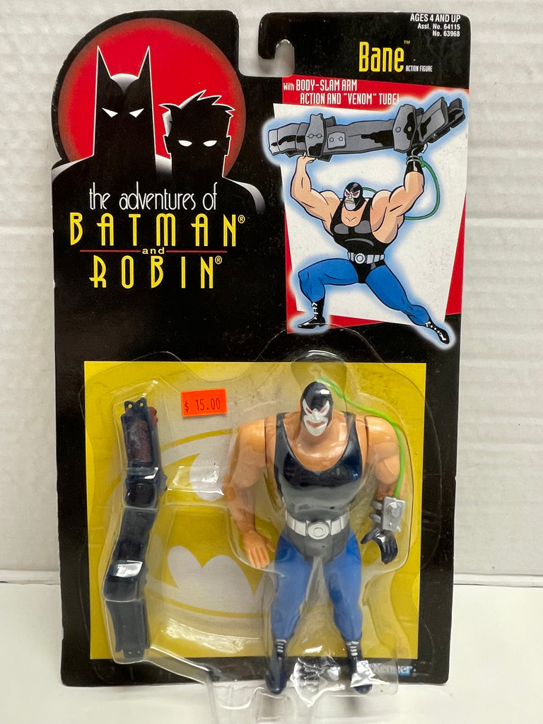 The Adventures of Batman & Robin Bane Action Figure w/ Body-Slam Actio –  Back In Time Comics and Toys