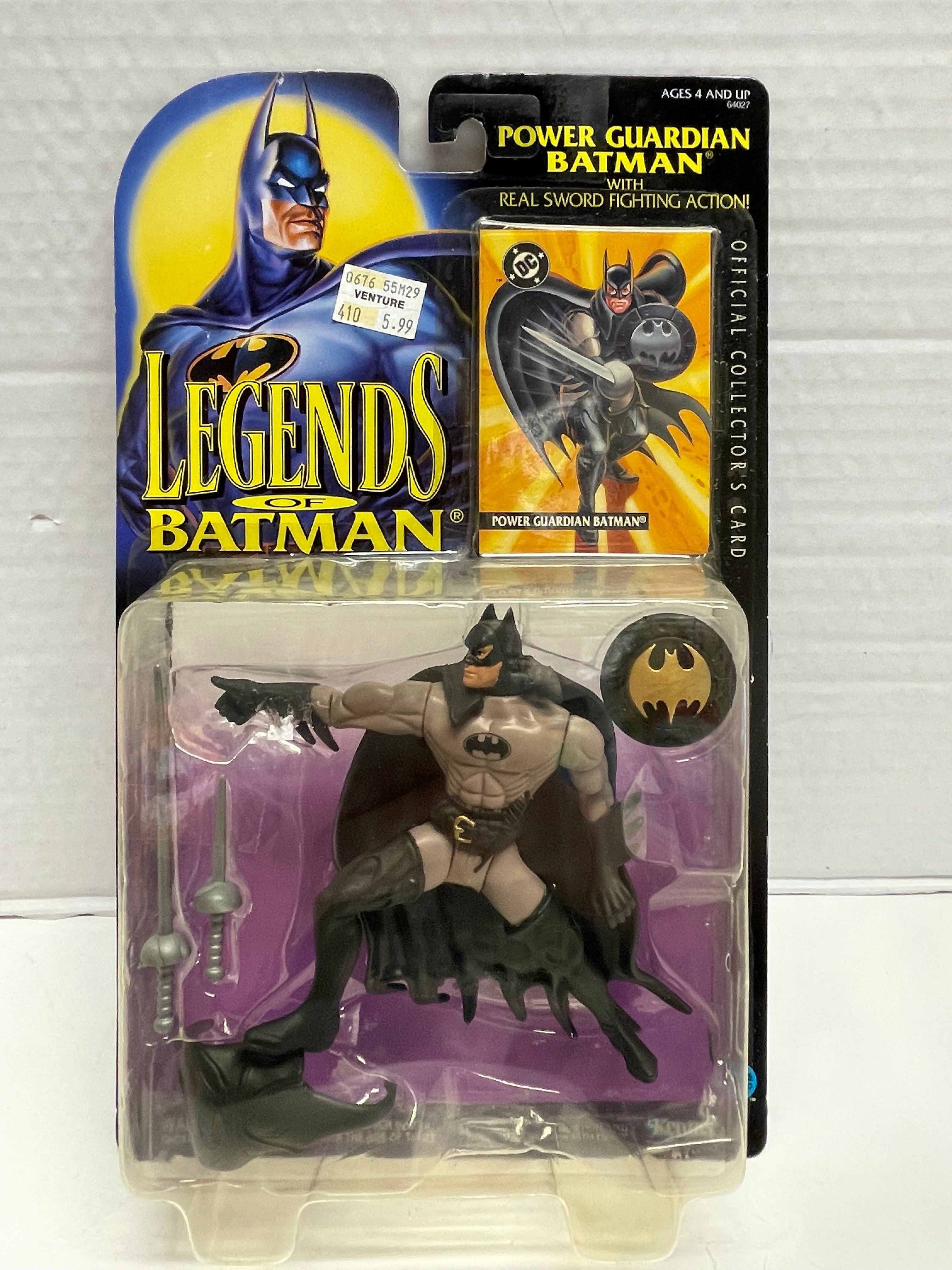 Legends of Batman Power Guardian Batman & Official Collector's Card MO –  Back In Time Comics and Toys