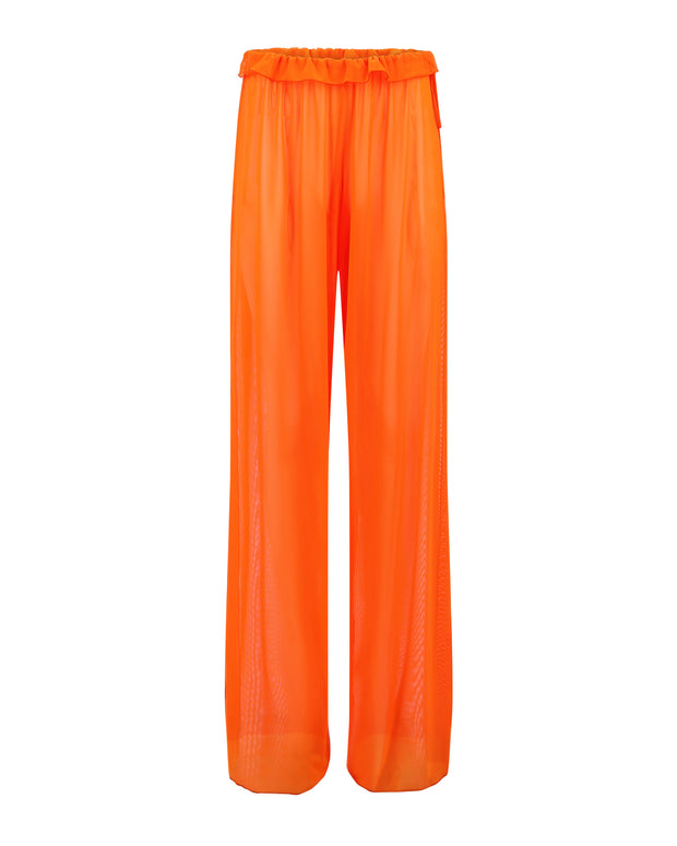 SIDE SPLIT LOUNGE PANT 222 // TANGERINE SQUEEZE