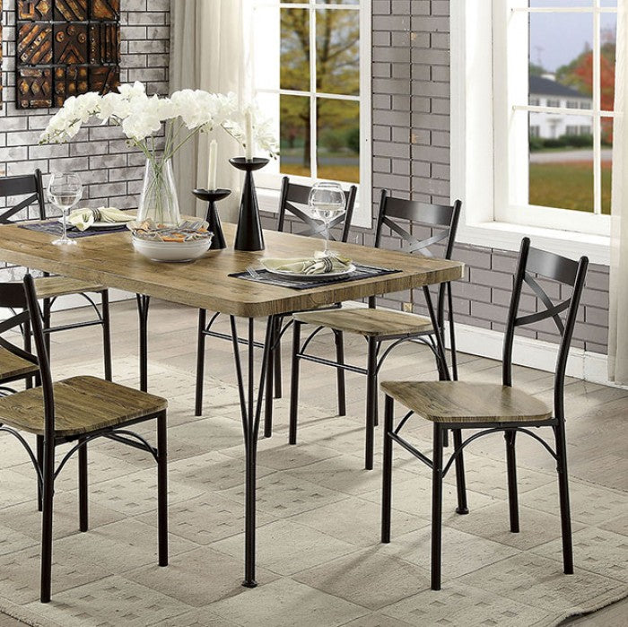 furniture of america 7 dining table set