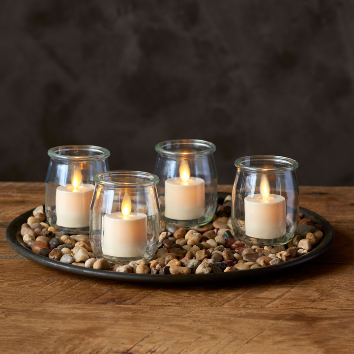 Flameless LED Candles; 2 Set of 3, 4, and 6 Inch Ivory Round Pillar Wa –  ORANGE TREE TRADE