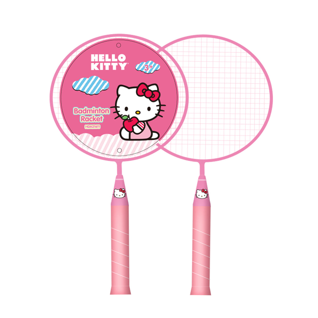 Genuine Hello Kitty Badminton Racket Set KT Hello Kitty Adult and