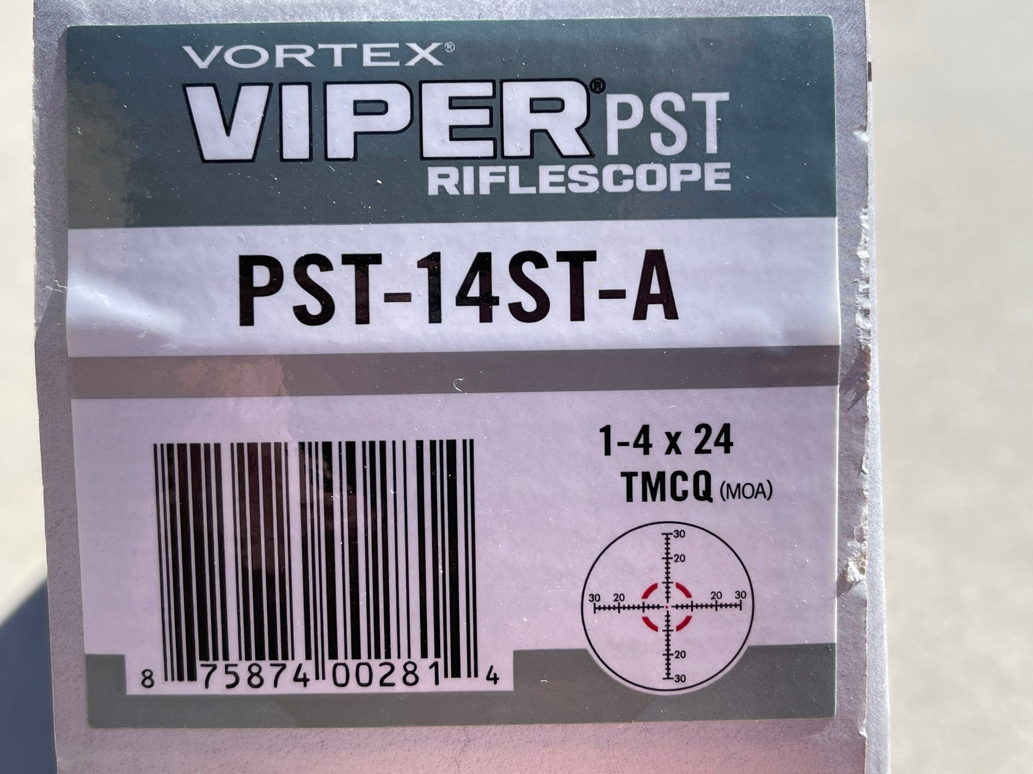 本物保証】 (実物)Vortex Viper Vortex PST1-4X24mm Viper MRAD MRAD