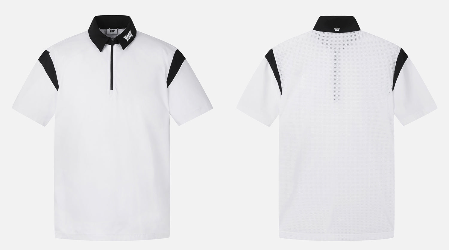 pxg-korea-2023ss-mens-summer-perforated-collar-short-sleeve-t-shirt