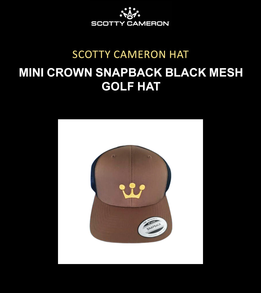 SCOTTY-CAMERON-MINI-CROWN-SNAPBACK-BLACK-MESH-GOLF-HAT