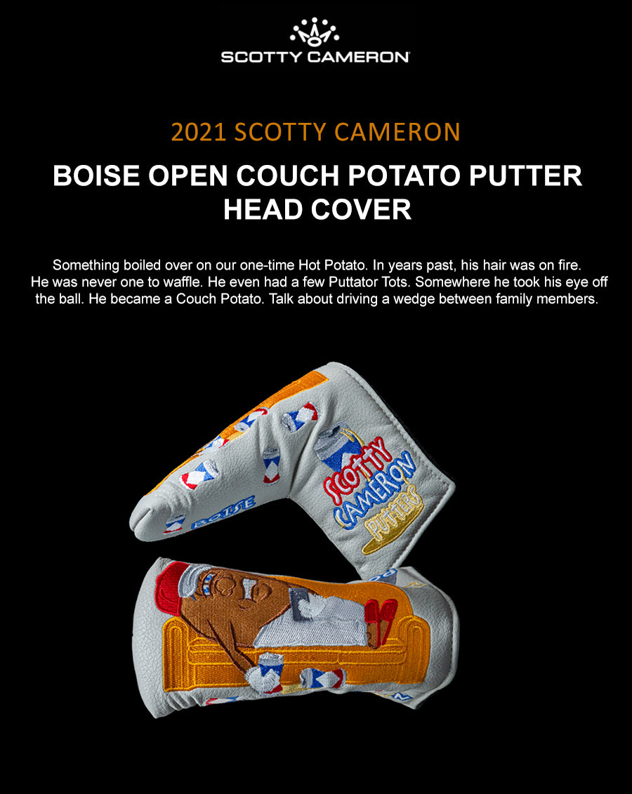 Scotty Cameron 2021 Boise Open Couch Potato Putter Head cover